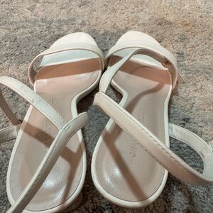 Charles & Keith Cream Strappy Sandals